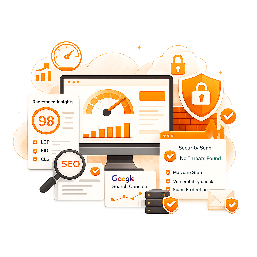WordPress Websites - VirtualMind Services 5 Website Optimization & Security